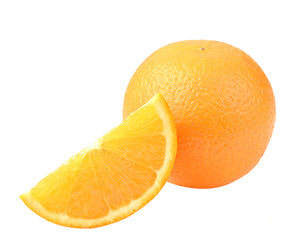 Orange slice , mandarin, tangerine on transparent png