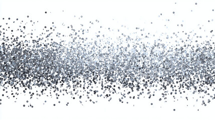 Glittering silver particles create a mesmerizing display