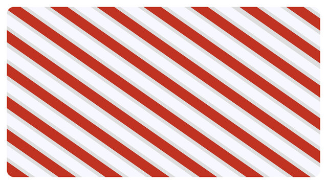 A simple, repeating diagonal stripe pattern in vibrant red and white. The blurred edges give the stripes a soft, almost glowing quality. This graphic strongly resembles the pattern of a candy cane bg 