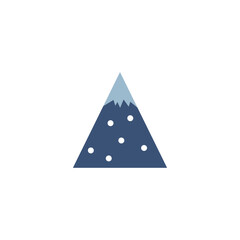 Vector illustration of a pyramid made of pyramids icon design