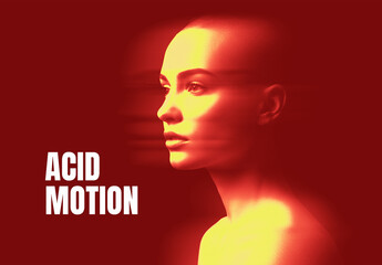 Vibrant Acid Motion Photo Effect