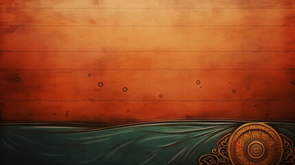 beautiful islam background with transparent arabic abstract caligraphy