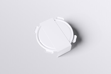 Food Container Label Mockup Blank