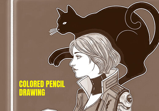 Colored Pencil Drawing Photo Effect