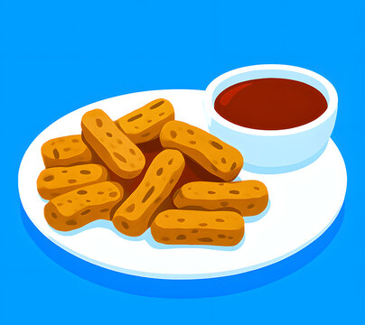 Keropok lekor (fried) terengganu malaysia 