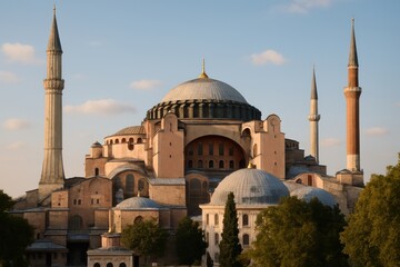 Fototapeta premium Historic architectural marvel in Istanbul.