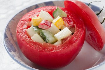 トマトのカップサラダ