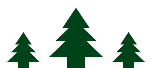 Christmas tree Green. Merry Christmas.