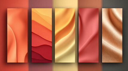 Soft coral gradient blending into sunset orange with rose gold and apricot tones creating a warm luminous background that expresses elegance warmth harmony and modern luxury
