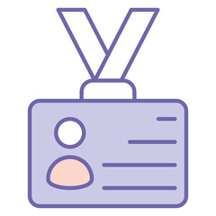 Obraz premium Employee Badge Icon