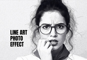 Line Art Photo Effect