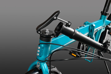 Folding bicycle handlebars.