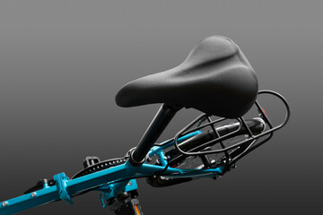 Bicycle saddle black.