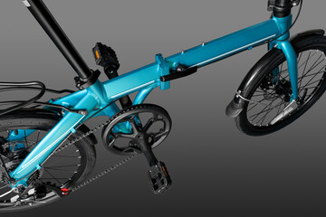 Folding bicycle frame.
