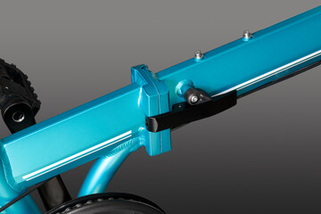 Folding bicycle frame.