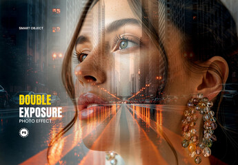 Double Exposure Phorto Effect Template