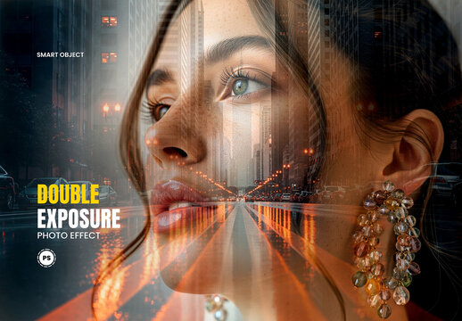 Double Exposure Phorto Effect Template