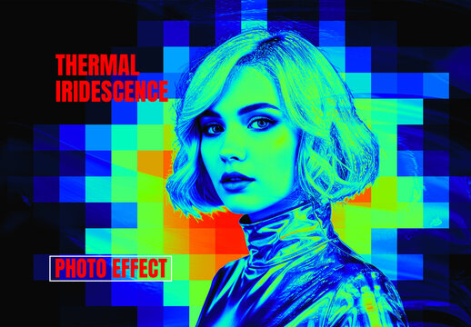 Thermal Iridescence Photo Effect