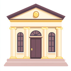 Dibujo edificio banco