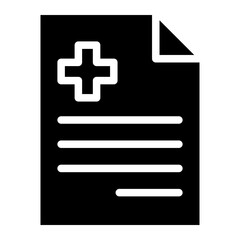 Obraz premium medical record icon