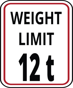 Weight limit sign,welcome lim...