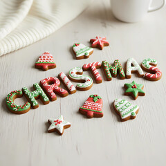 christmas cookies and gingerbread cookies