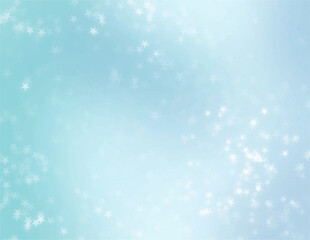 Dreamy Blue Gradient Background with Sparkling Star Bokeh