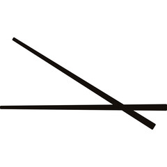 Abstract Black Lines Crossing on White Background Simple Geometric Minimalist Design Minimalist Art Minimalist Illustration.