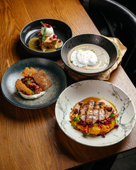 restaurant food. restaurant menu. photos for the menu