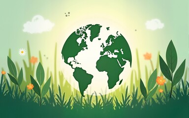 World Environment Day. Education and campaigns on the importance of protecting nature. social media post for World Environment Day. High quality