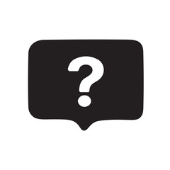 Question Mark in a Speech Bubble