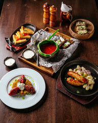 restaurant food. restaurant menu. photos for the menu