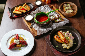 restaurant food. restaurant menu. photos for the menu