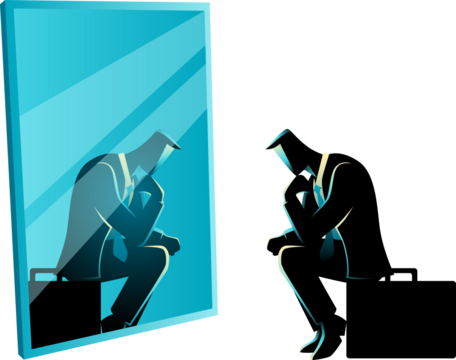 Business man thinking