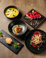 restaurant food. restaurant menu. photos for the menu