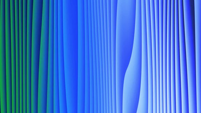 Vertical Gradient Stripes of Blue and Green with Soft Curving Forms abstract background