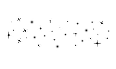 Magical black Stardust and Shiny Spark Effect png. Dark black Glow, Glittering Light Flare, Abstract Holiday Confetti, red Fantasy Dust, Festive Flash, Christmas transparent Design cutout