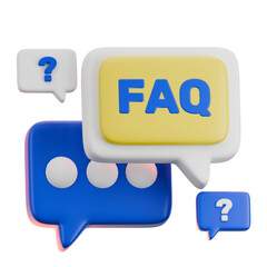 FAQ Speech Bubbles