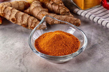 Indian tumeric cumin dry powder