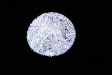 Air bubble frozen in ice