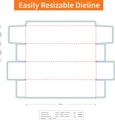 Agarbatti box,  Magnetic Rigid Boxes dieline template , low cost new modern custom and easily usable box dieline template.eps