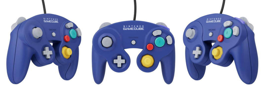 Nintendo GameCube Retro gaming video game controller 