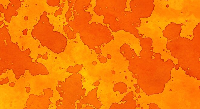 Vibrant abstract splatter pattern orange yellow warm tones dynamic energetic design background texture
