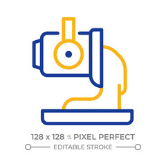 Metal casting two color line icon. Industrial production, metallurgy. Steelwork, engineering. Craftsmanship bicolor outline symbol. Duotone linear pictogram. Isolated illustration. Editable stroke