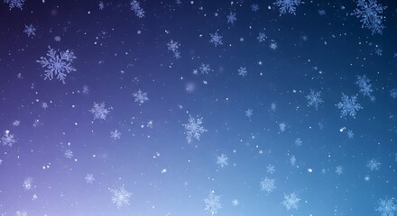 Obraz premium christmas background with snowflakes