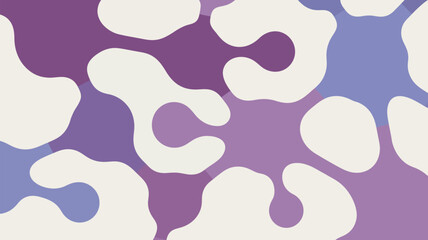 Obraz premium Abstract background with organic shapes in shades of purple and white creating a modern design look