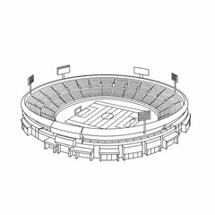 Stadium A bustling arenas blueprint