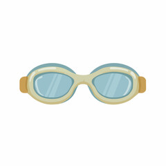 Swimming Goggles Classic Vector Icon Design