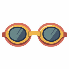 Swimming Goggles Classic Vector Icon