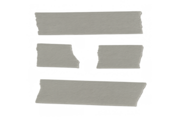 Various torn pieces of masking tape with paper texture. Use these elements for design projects, repairs, or reminders